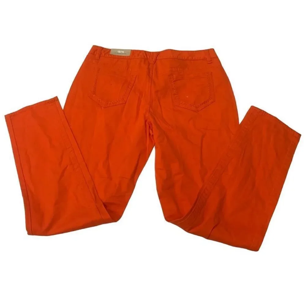 Maurice's Bright Orange Skinny Jeans